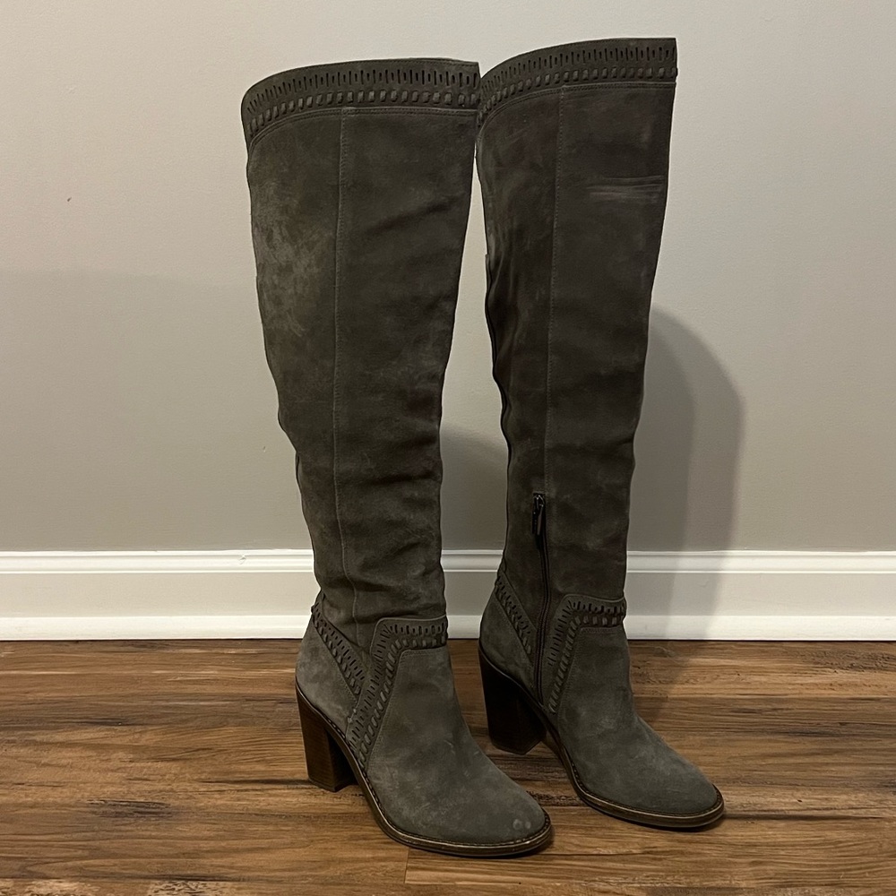Vince Camuto Over the Knee Suede Boots